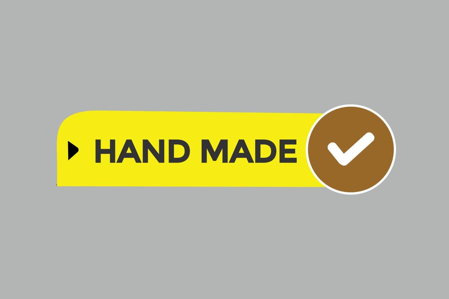 hand made vectors.sign label bubble speech hand made vector