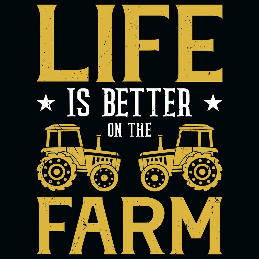 Farm tshirt design vector