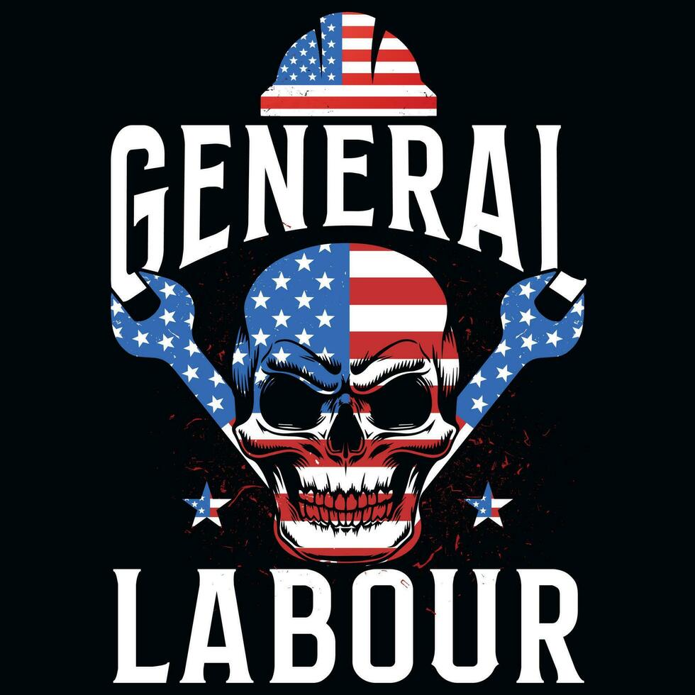 Labor day tshirt design vector
