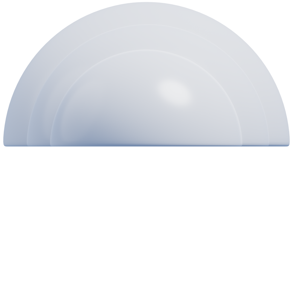 White 3d clouds.Soft round cartoon fluffy clouds icon. 3d render illustration png