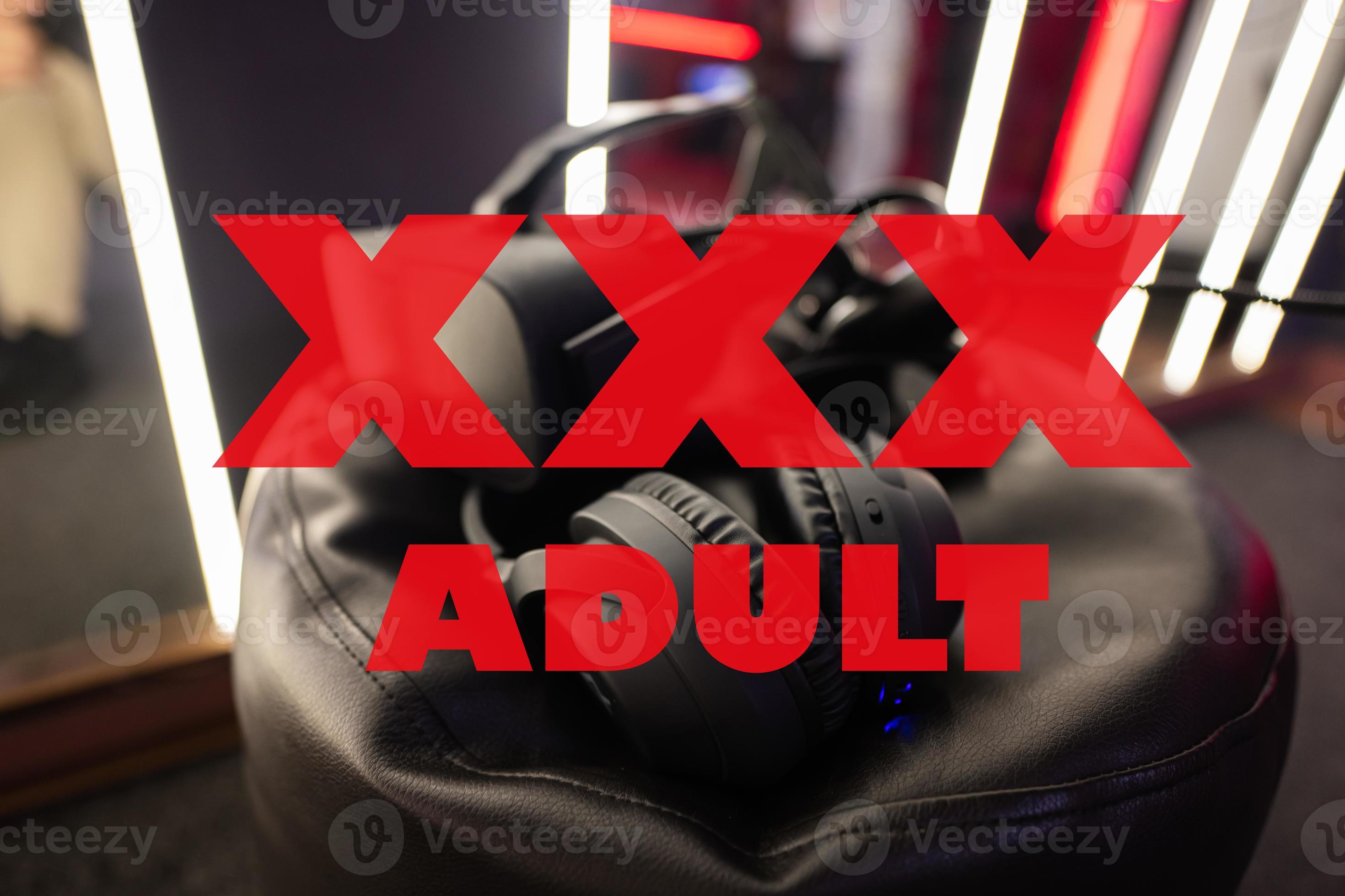 XXX adult concept. Professional headphones with microphone and vr glasses  for video games and cyber sports on background. 22538143 Stock Photo at  Vecteezy