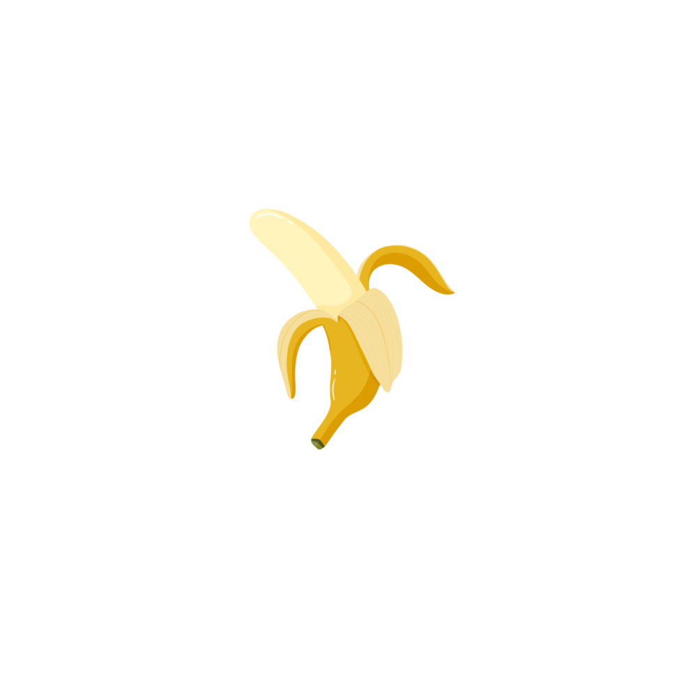 Peel banana, yellow fruit, Cartoon bananas png