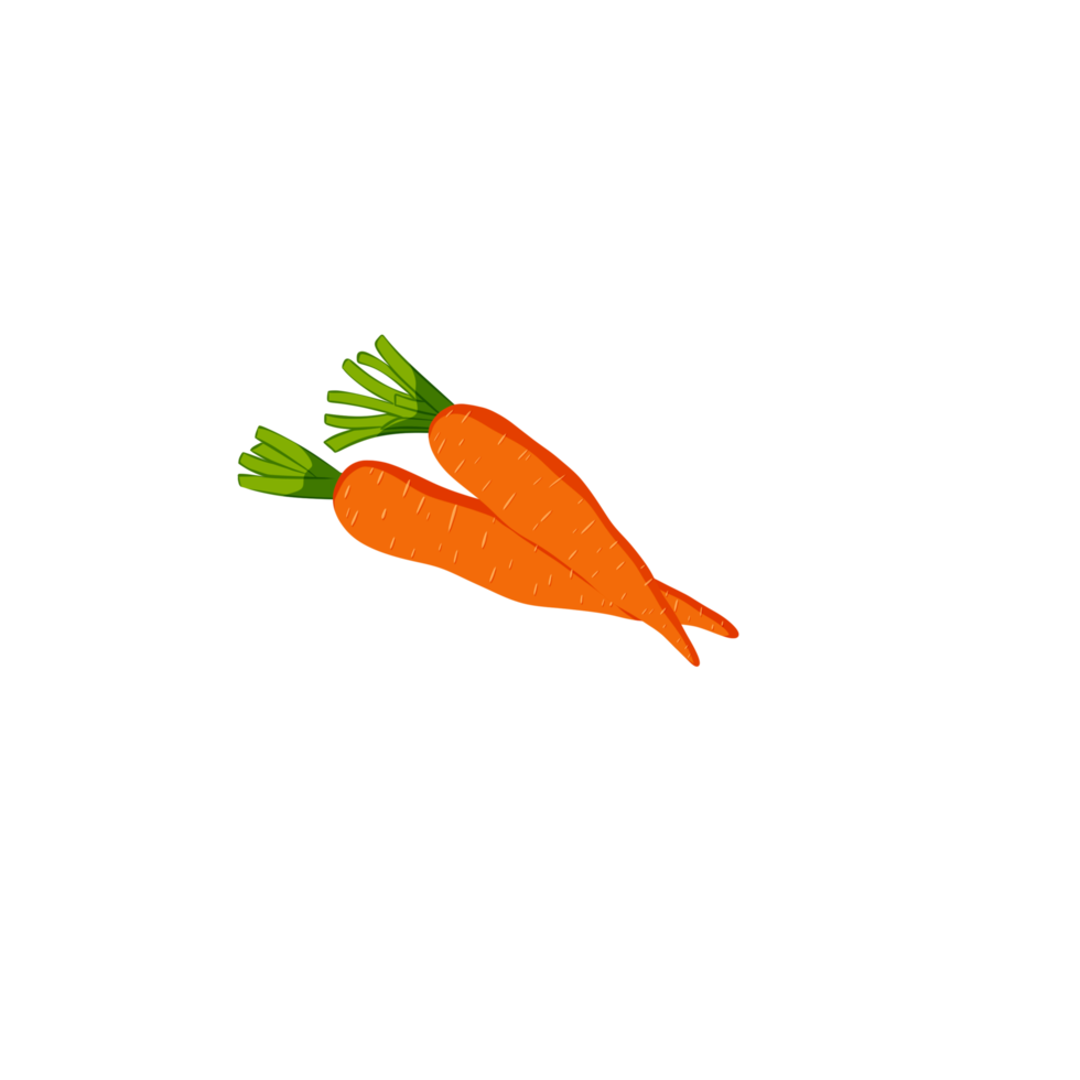 Carrots with leaves png