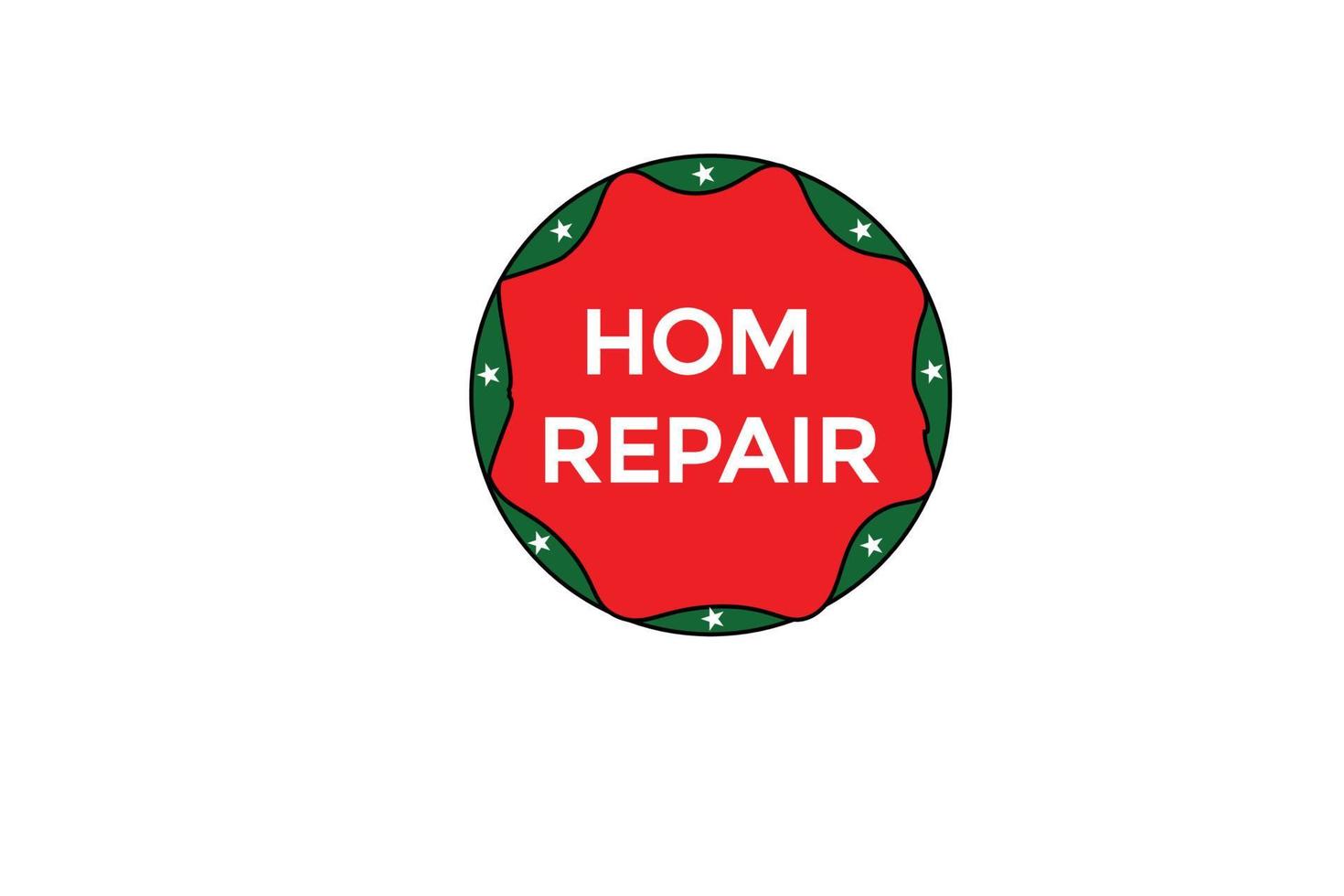 hogar reparar vectores.signo etiqueta burbuja habla hogar reparar vector