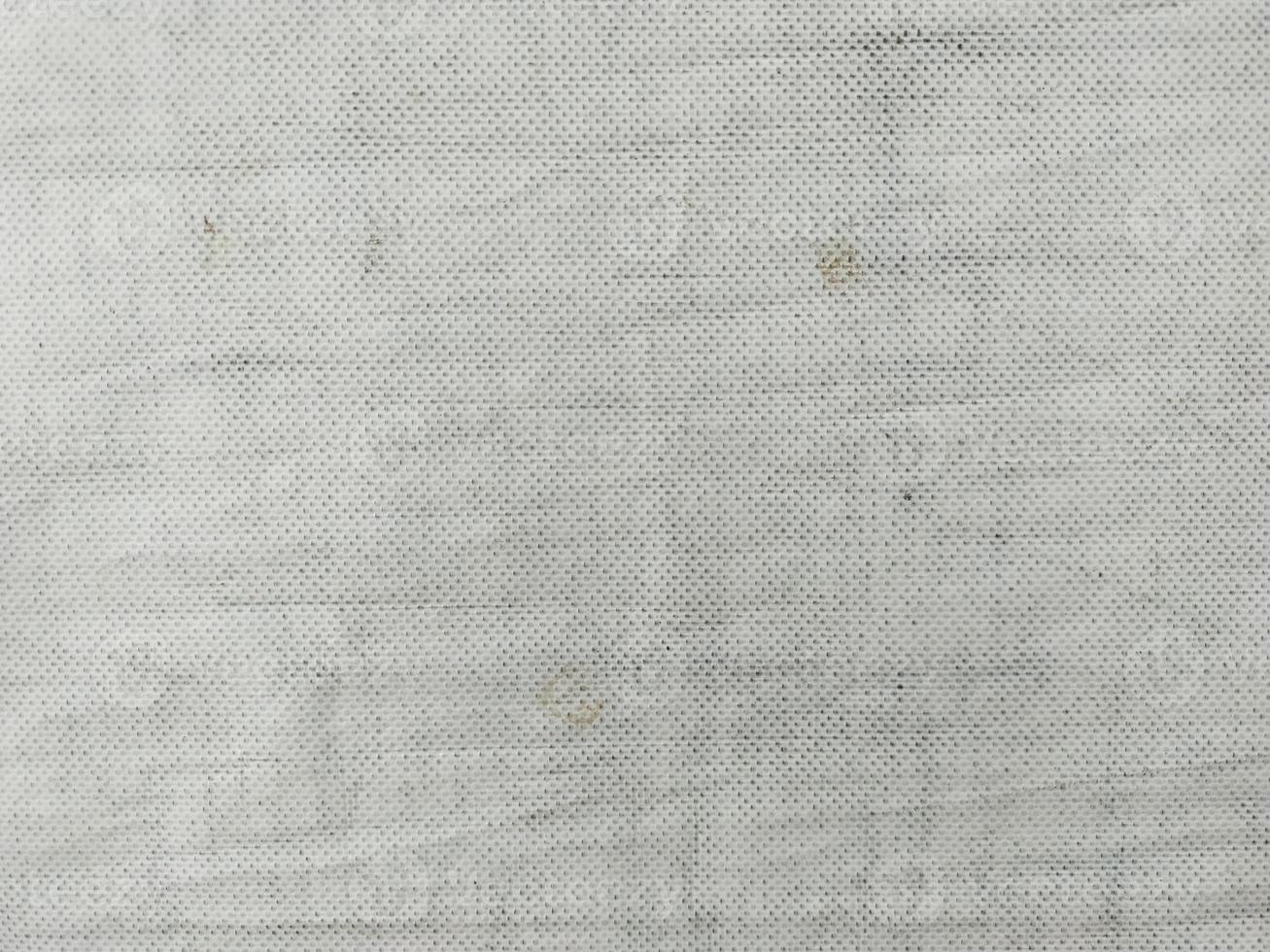 Close-up of Rustic Old Fabric Natural Linen Texture Background. Grunge white background photo