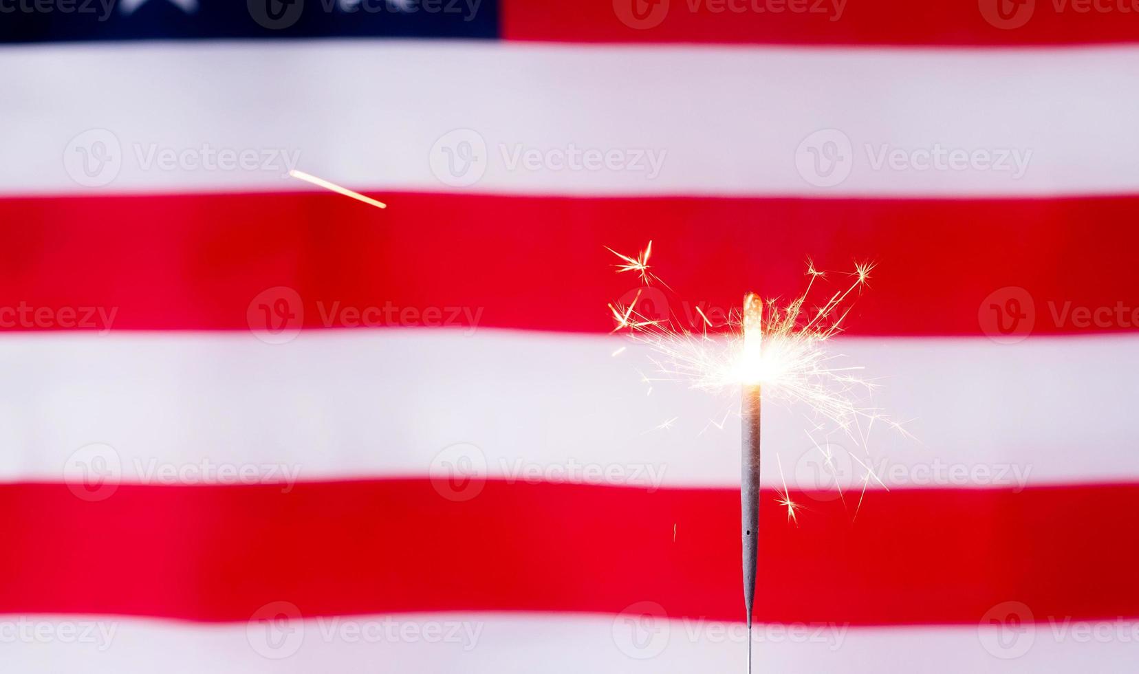 brillante bengala terminado Estados Unidos bandera antecedentes foto