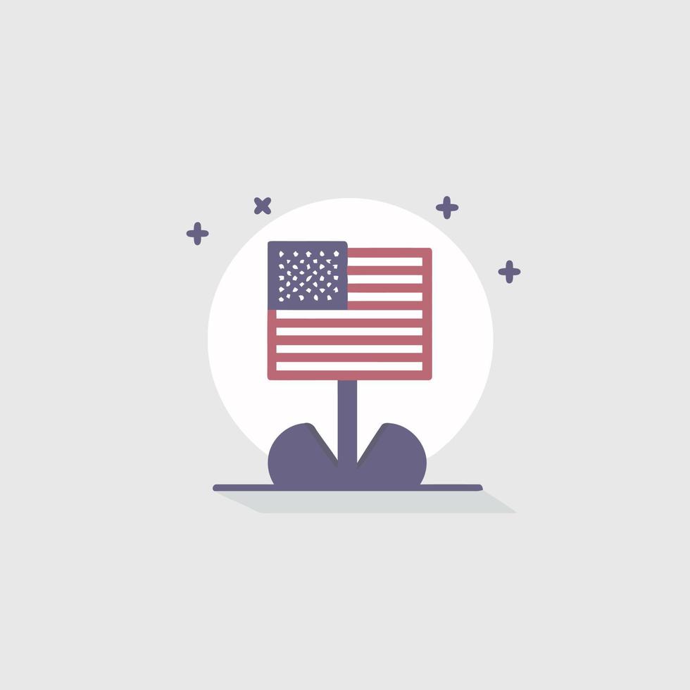 icon for memorial day vector