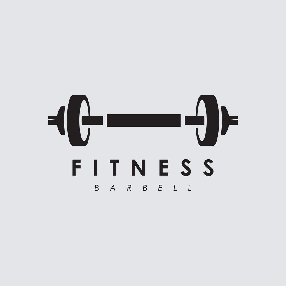Fitness gym logo design inspiration. Vector Illustration of Barbell Kettlebell Shield and Fitness Equipment