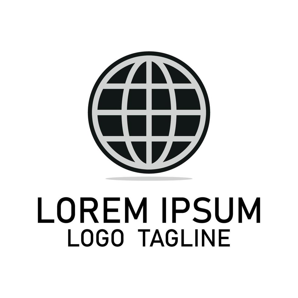 world icon sign logo design with vector format.