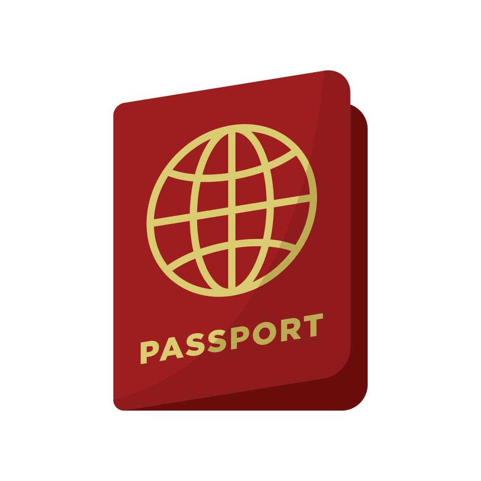 pasaporte icono vector diseño modelo sencillo y moderno