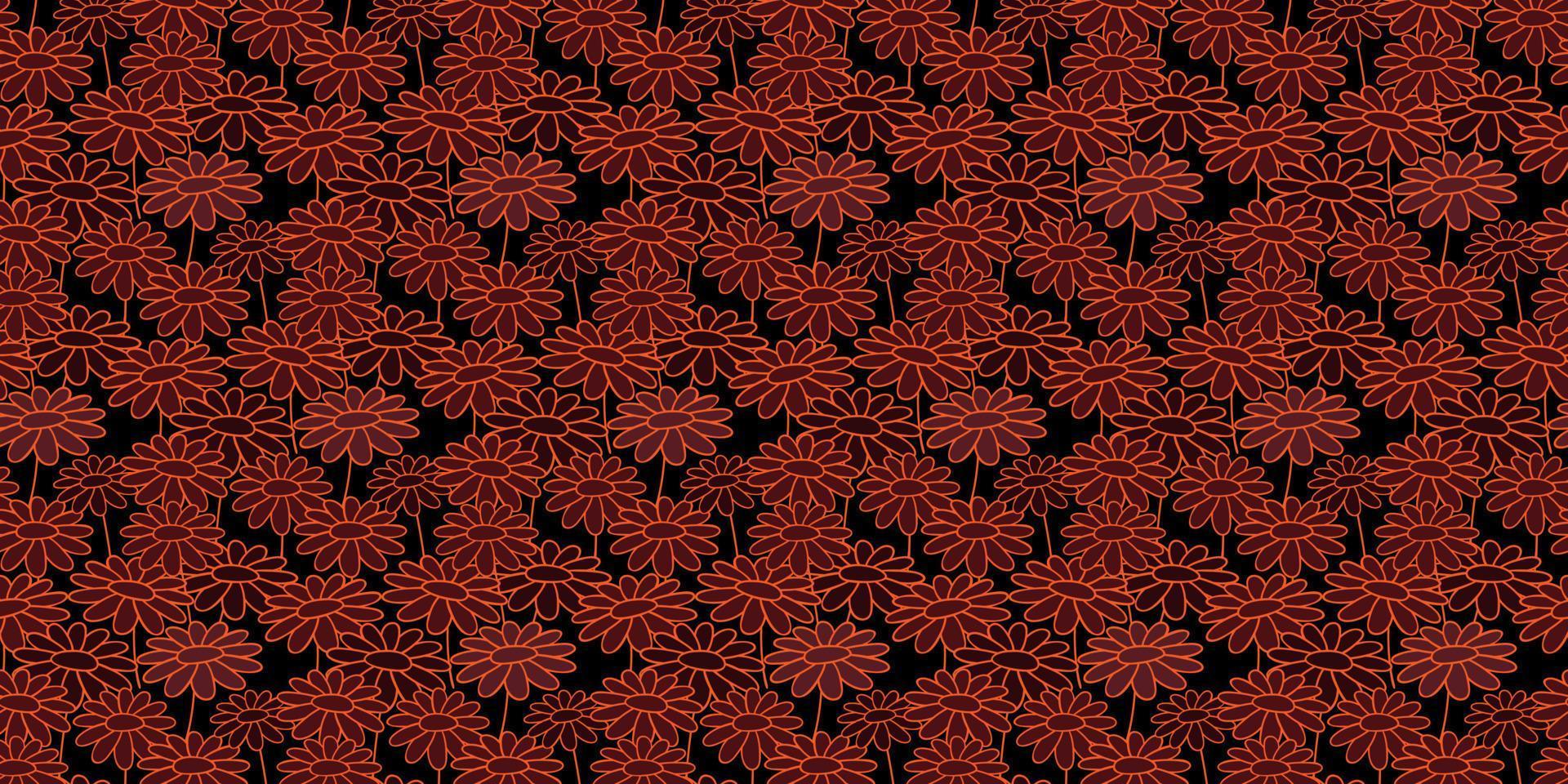 Premium fabric design flower illustration. Classy floral design prints. Find fill pattern on swatches vector