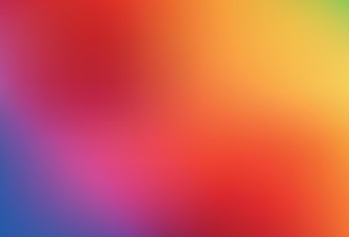 Smooth and blurry colorful gradient mesh background. Modern bright rainbow colors. Easy editable soft colored vector banner template