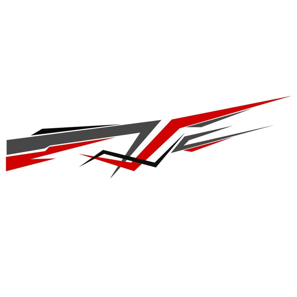 car wrapping decal design vector. car modification decals. vector