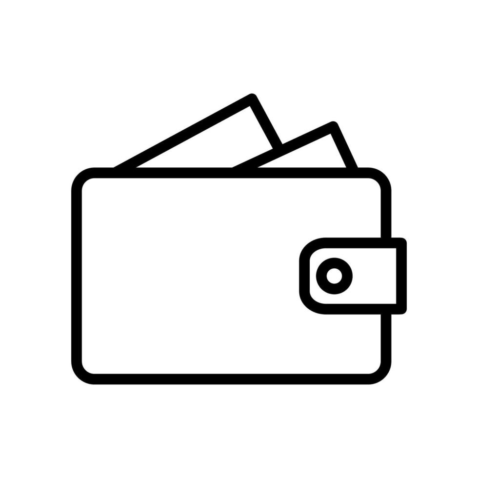 wallet icon design vector