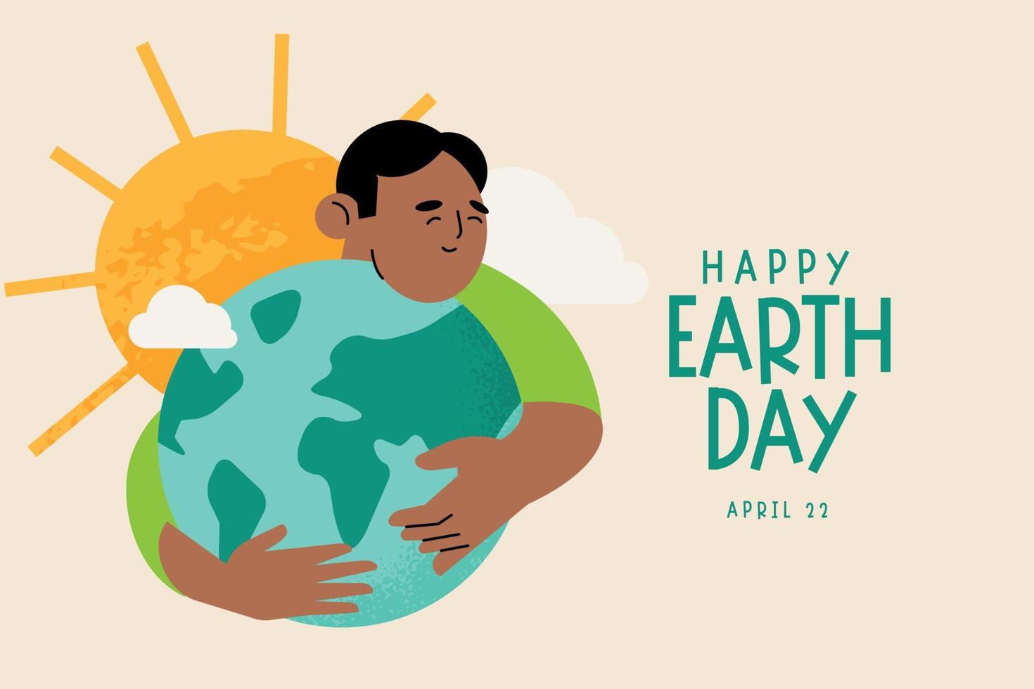 International Mother Earth Day. Ecology, environmental problems and environmental protection. Vector illustration for graphic and web design, business presentation, marketing and print material.