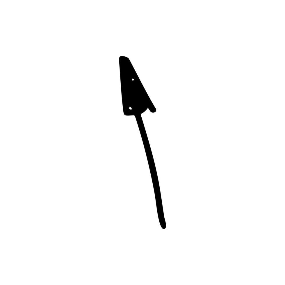 Abstract sketch of the arrow vector