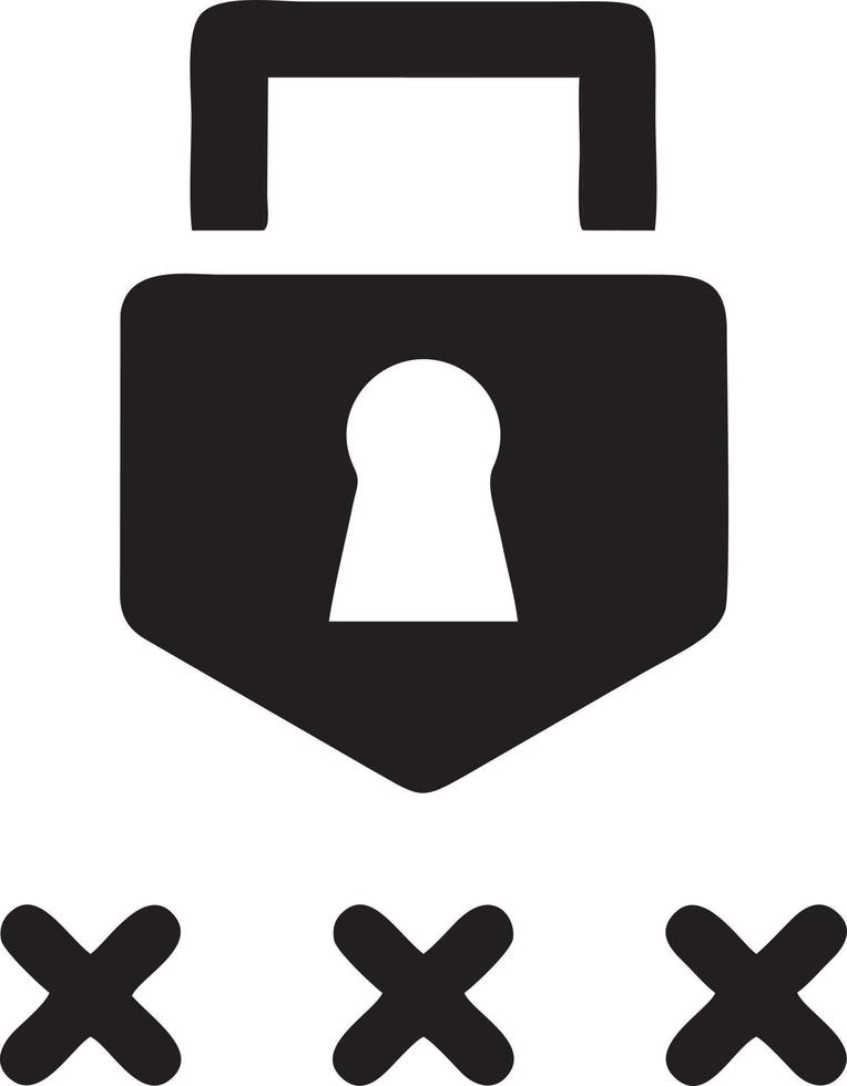 Lock security icon symbol vector image. Illustration of the key secure access system vector design. EPS 10