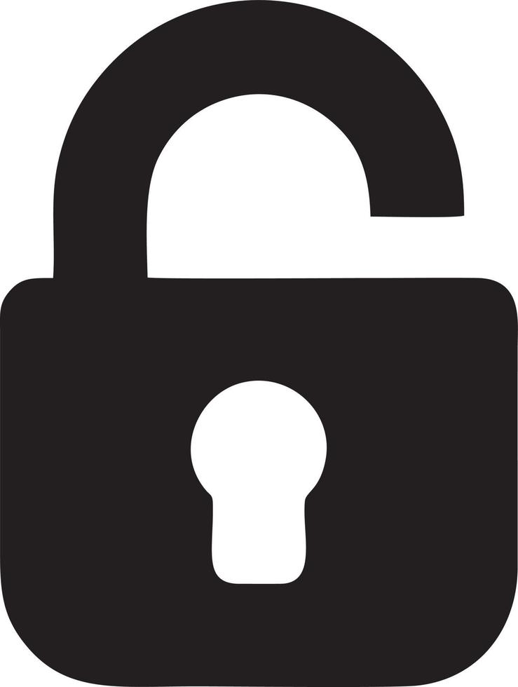 Lock security icon symbol vector image. Illustration of the key secure access system vector design. EPS 10