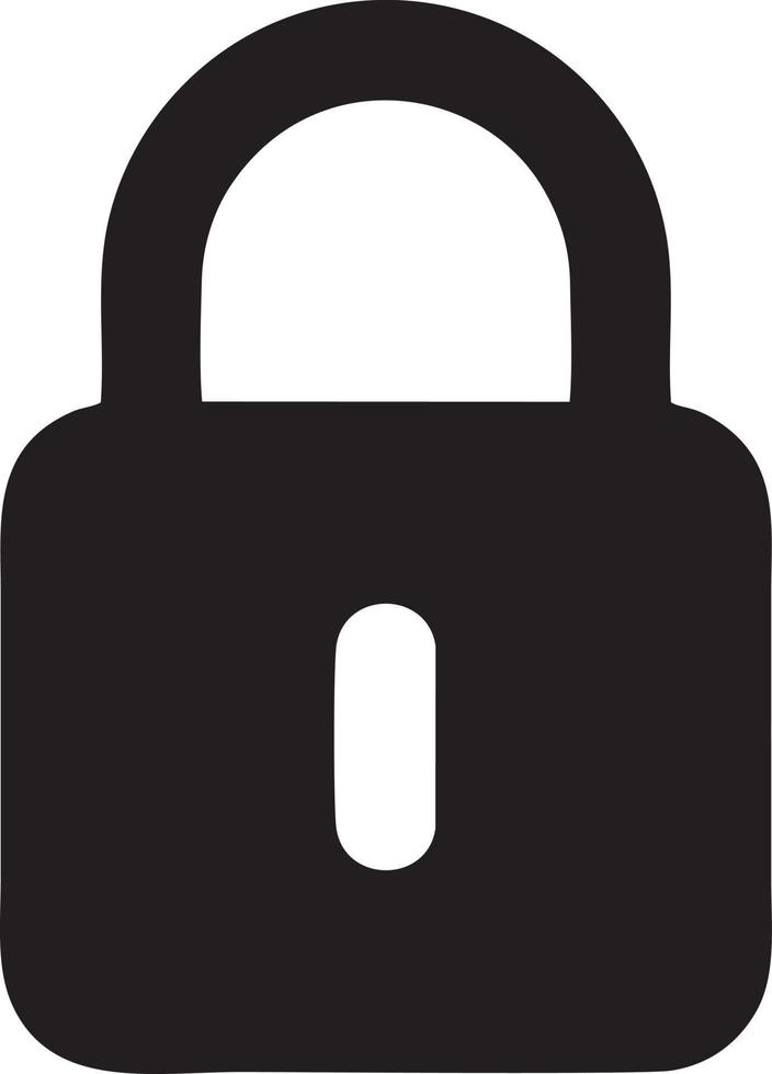 Lock security icon symbol vector image. Illustration of the key secure access system vector design. EPS 10