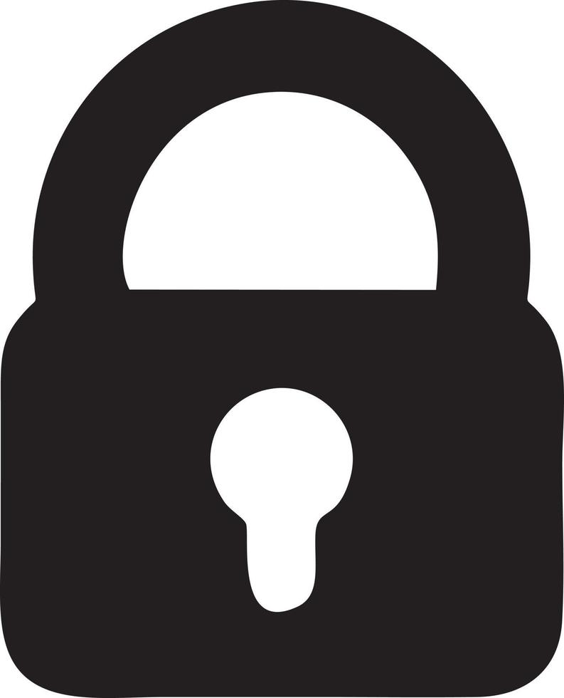 Lock security icon symbol vector image. Illustration of the key secure access system vector design. EPS 10