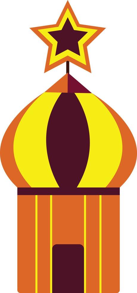 the mosque dome icon illustration vector