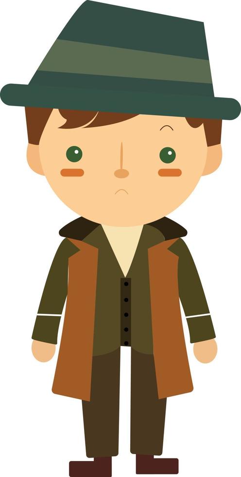 the cute avatar icon vector