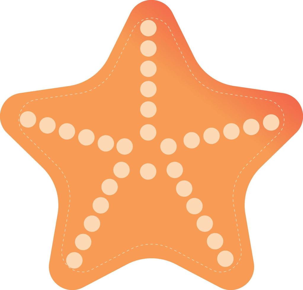 estrella pescado gratis animal icono vector