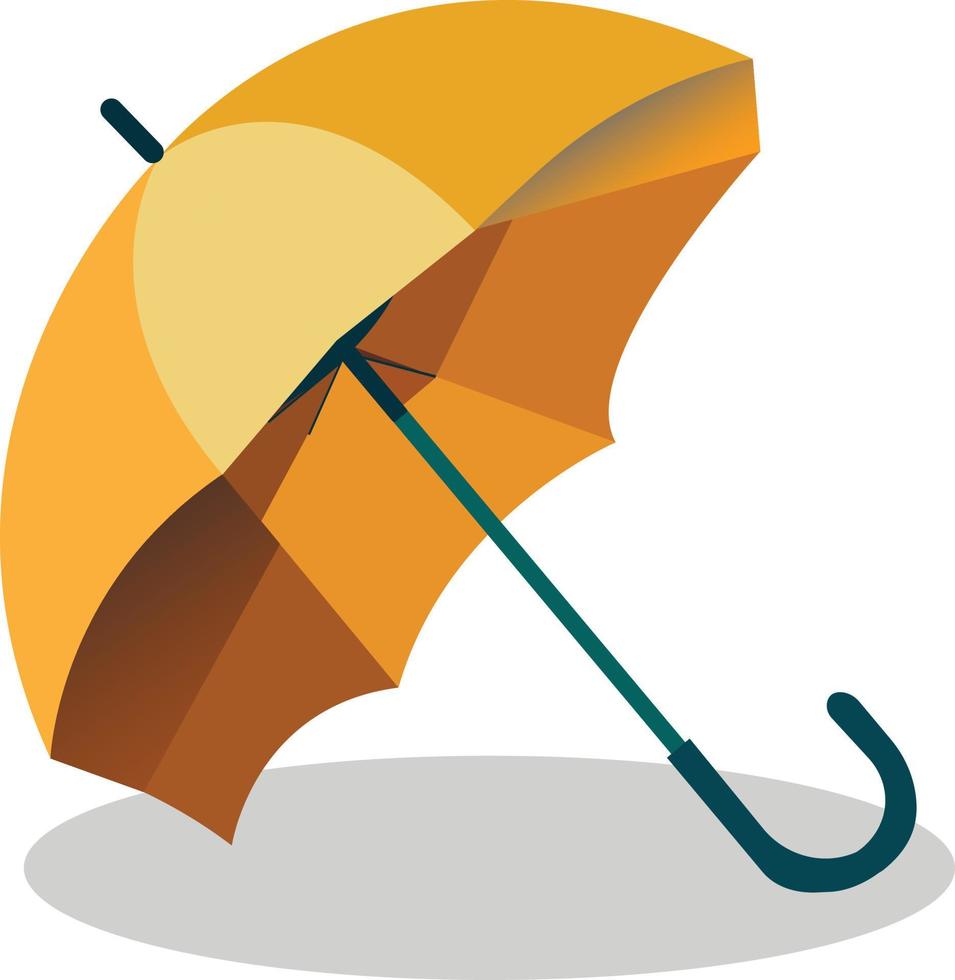 cute hand draw umbrella icon illustration vector