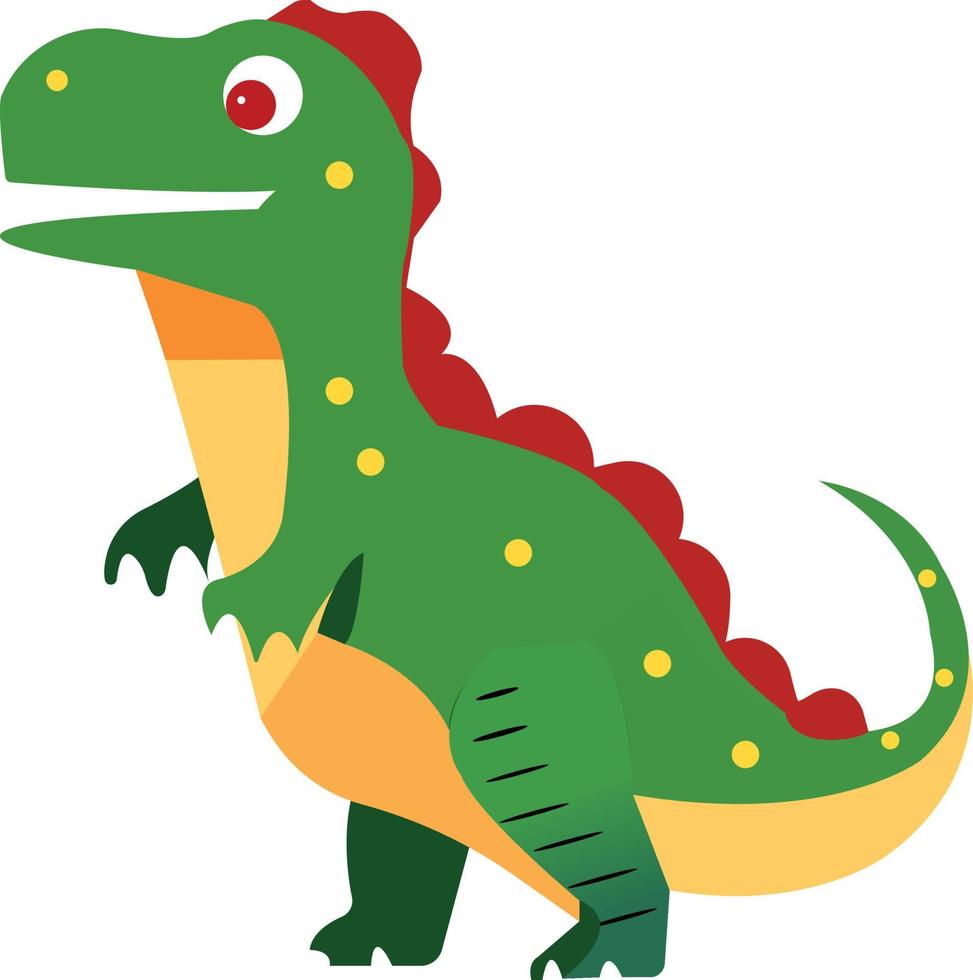 vector free cute green dinosaur icon