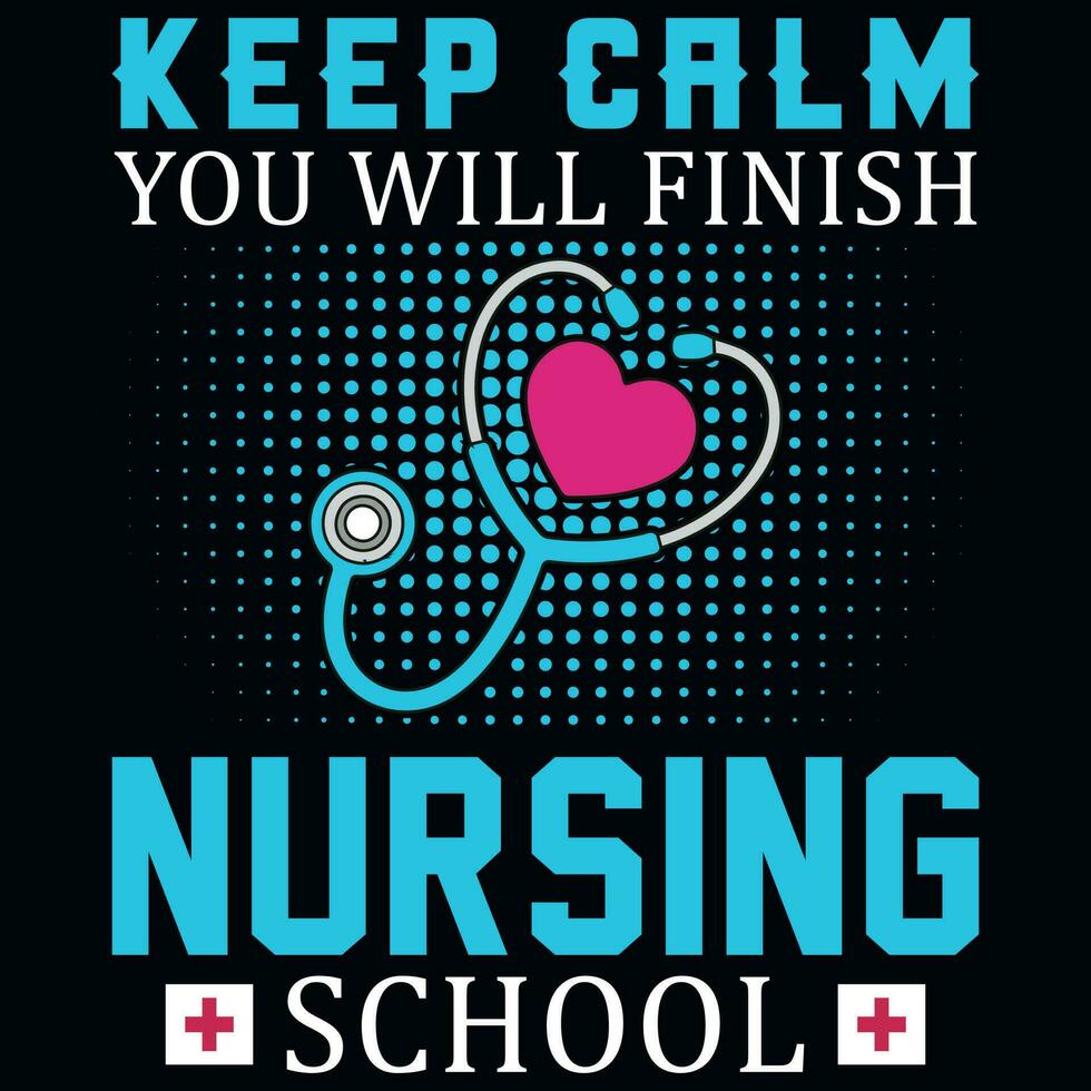 Nurse tshirt design vector