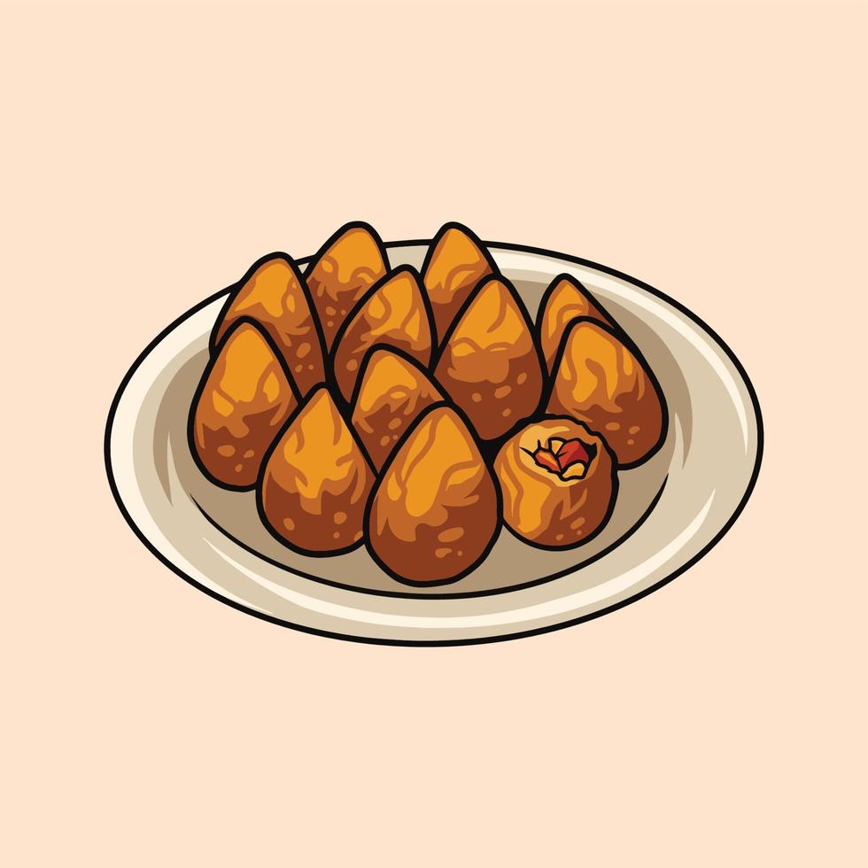 coxinha food vector