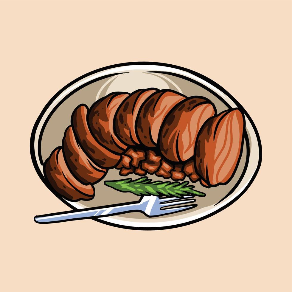 Metambre food vector