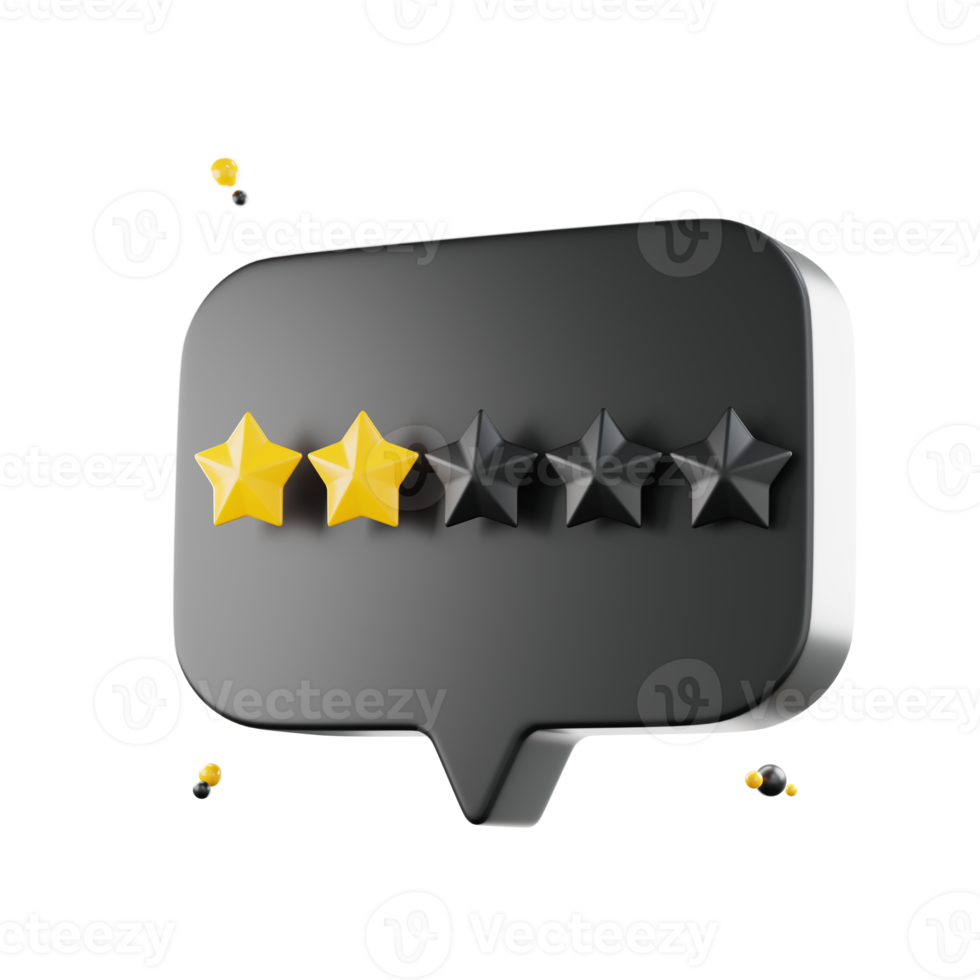 3d review rating stars for best excellent, services rating, Five stars, png