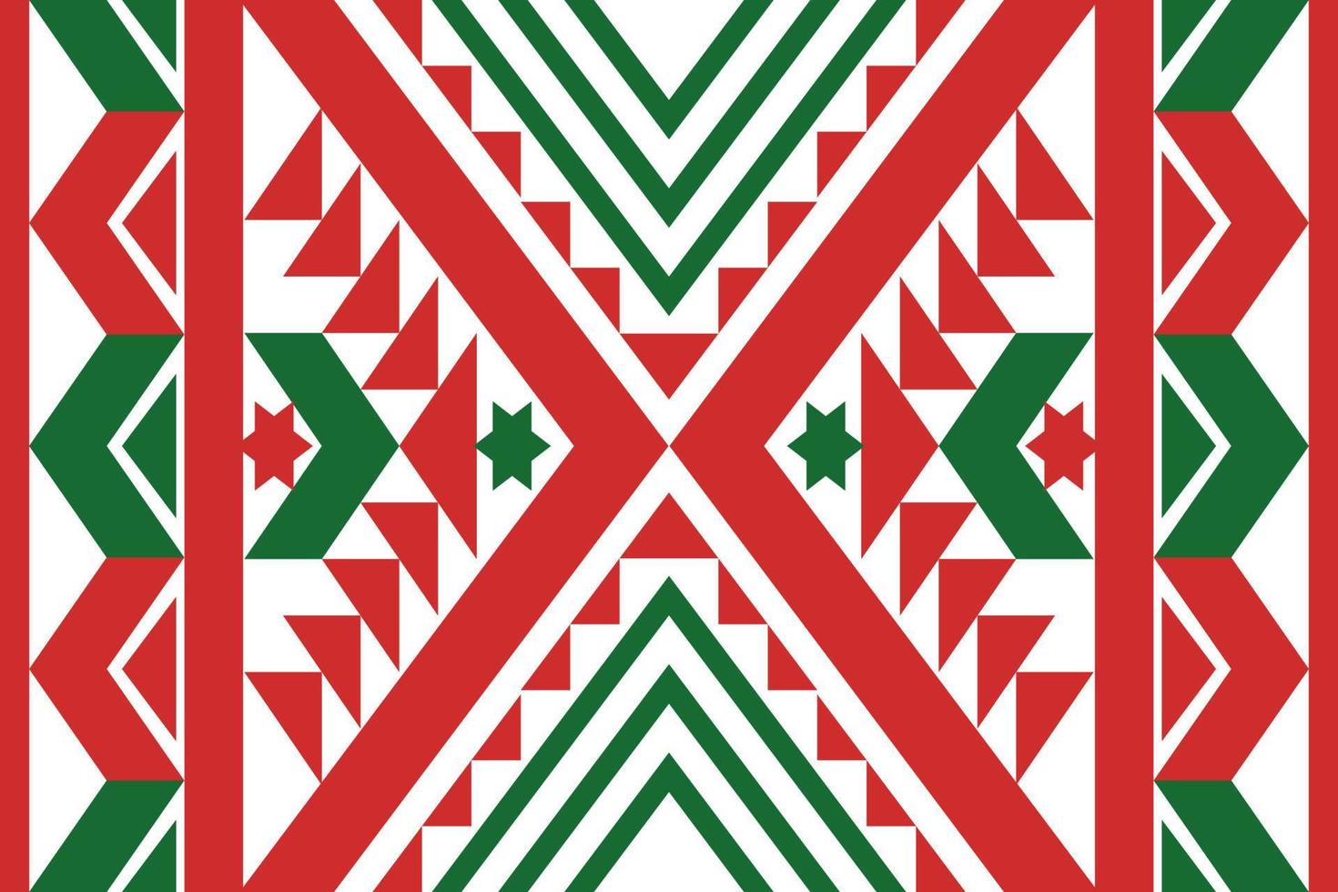 Colorful geometric ethnic seamless pattern designed for background, wallpaper, traditional clothing, carpet, curtain, and home decoration. vector