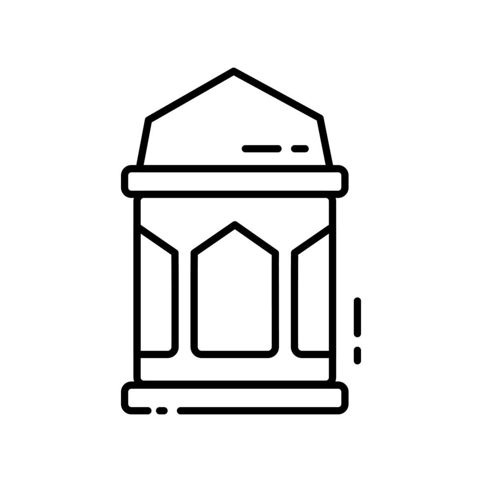 Illustration vector graphic of the Ramadan Lantern.