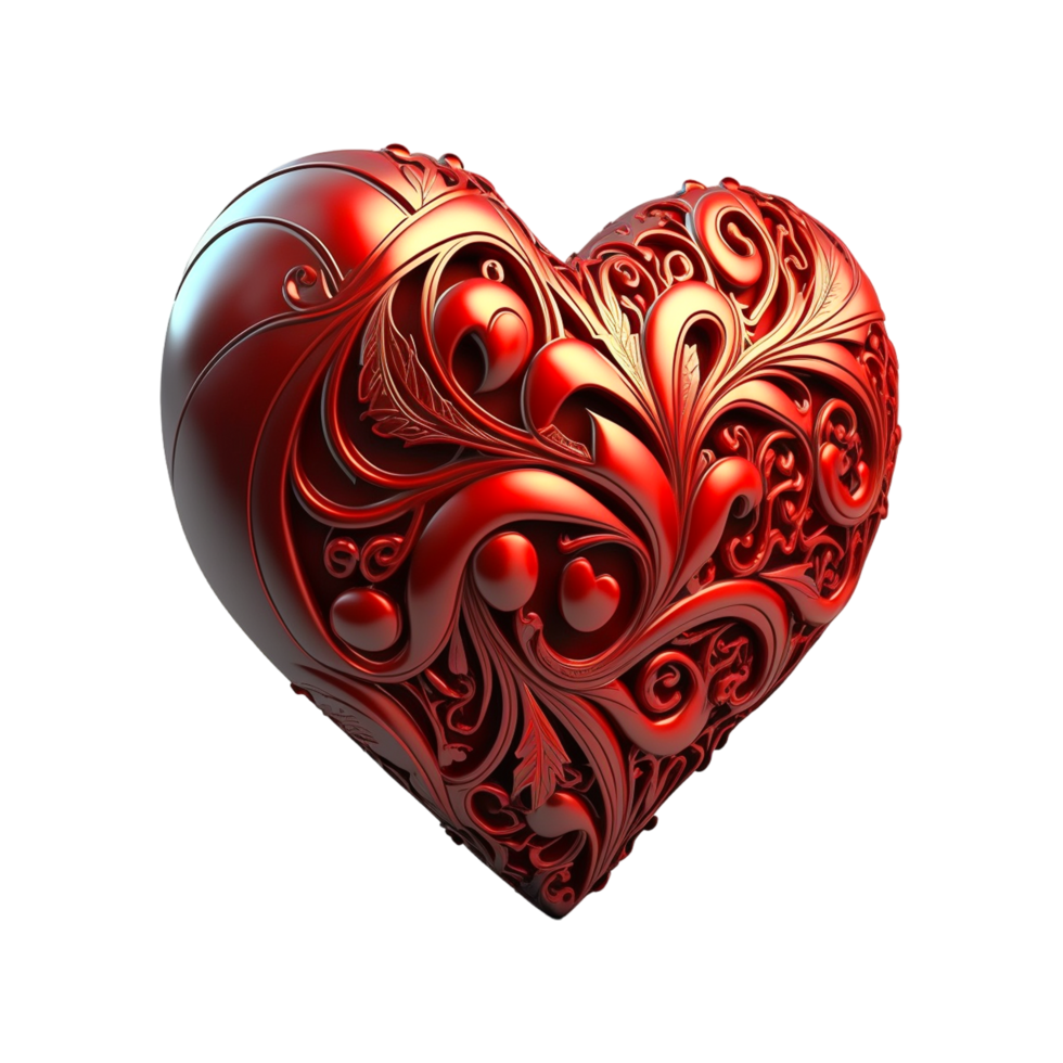 Happy Valentines Day 3d Love Heart png