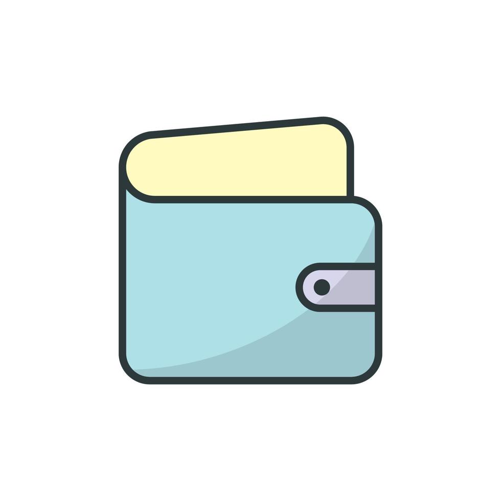 Wallet icon vector design templates