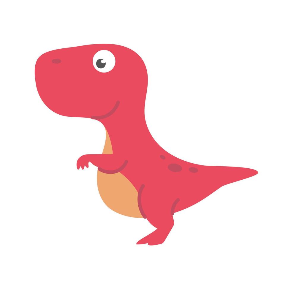 Cute cartoon dinosaur for nursery decoration. vector