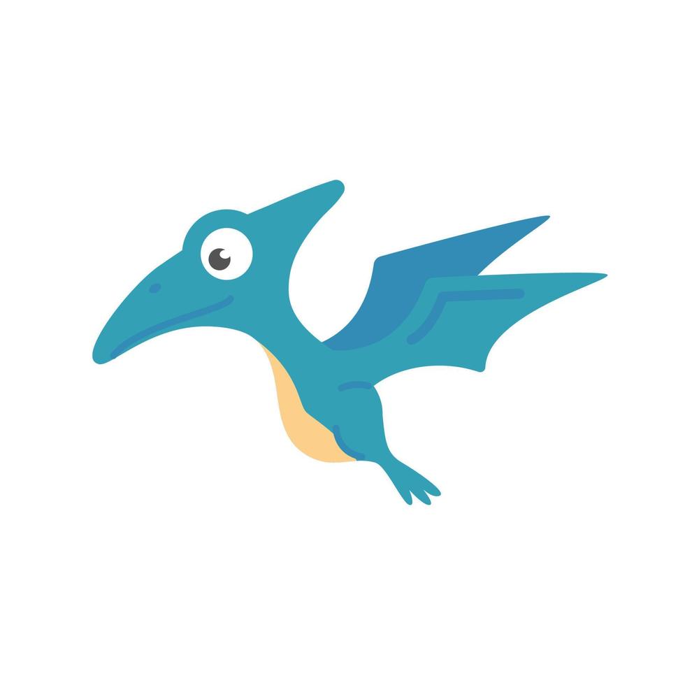 Cute cartoon dinosaur for nursery decoration. vector