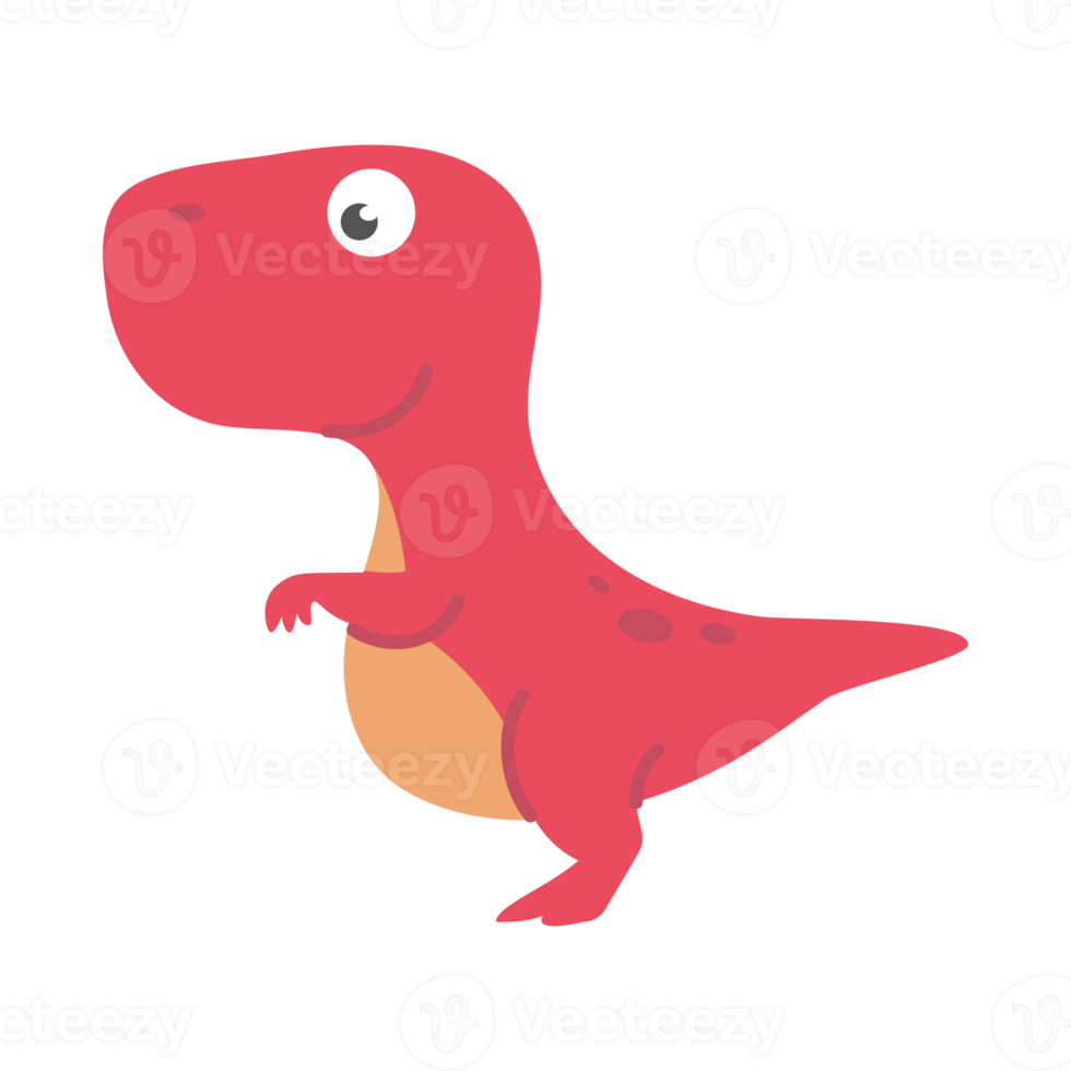 Cute cartoon dinosaur for nursery decoration. png