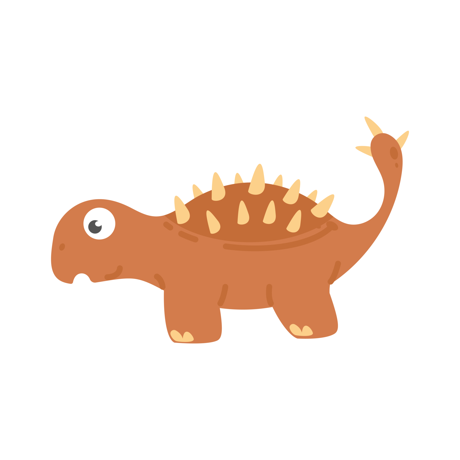 Cute cartoon dinosaur for nursery decoration. 22541912 PNG