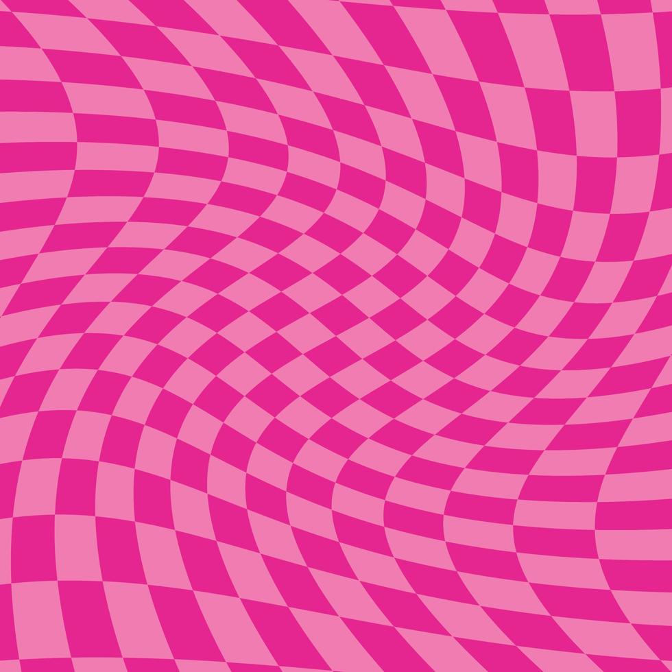 psychedelic geometric pattern with squares vector