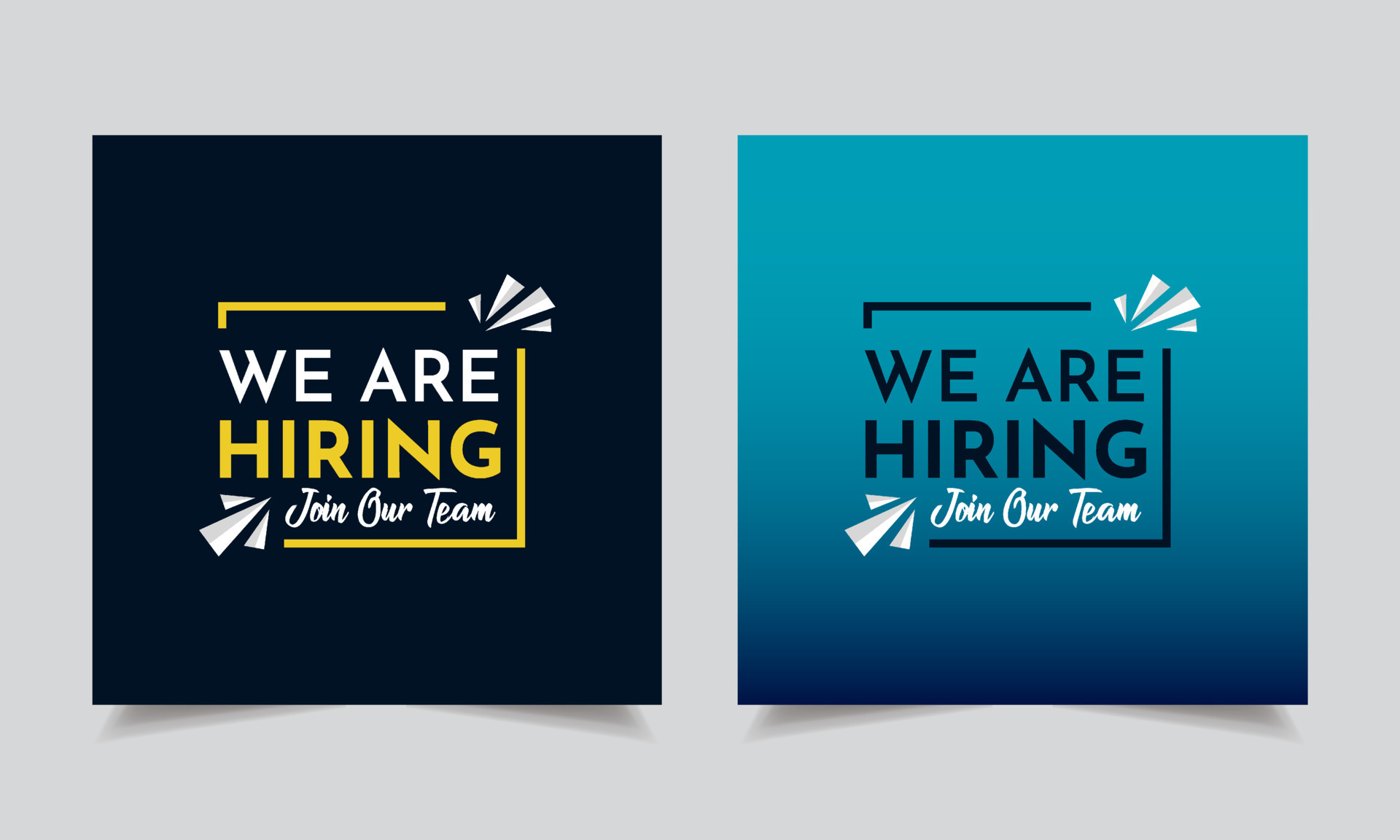 Hiring recruitment open vacancy design vector. We are hiring design vector for vacant sign Job