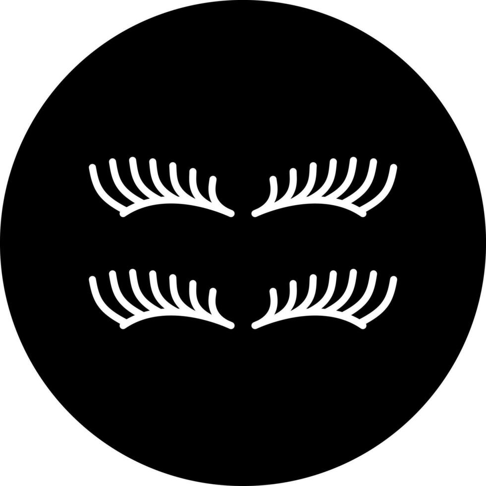 Eyelash Vector Icon Style