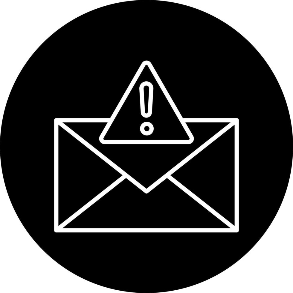 Email Alert Vector Icon Style