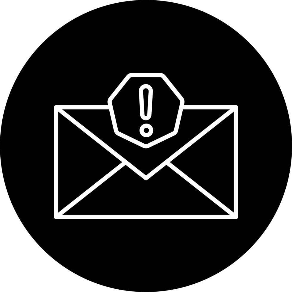 Spam Email Vector Icon Style