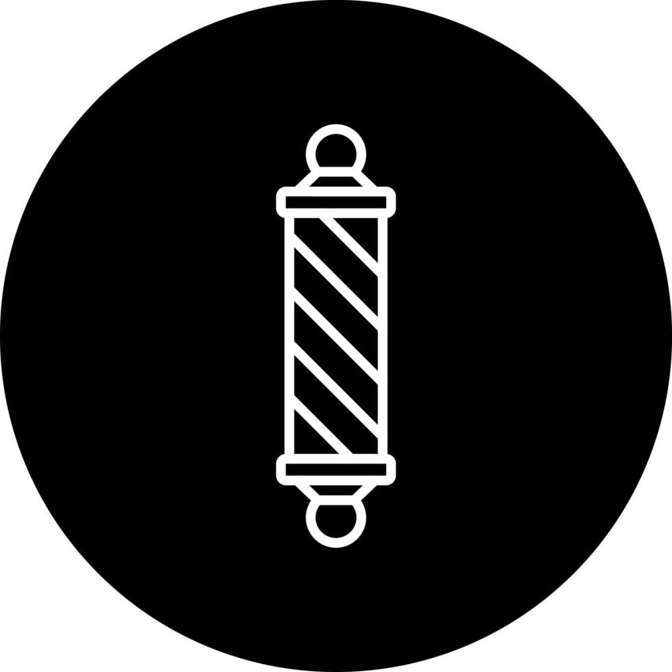 Barber Pole Vector Icon Style