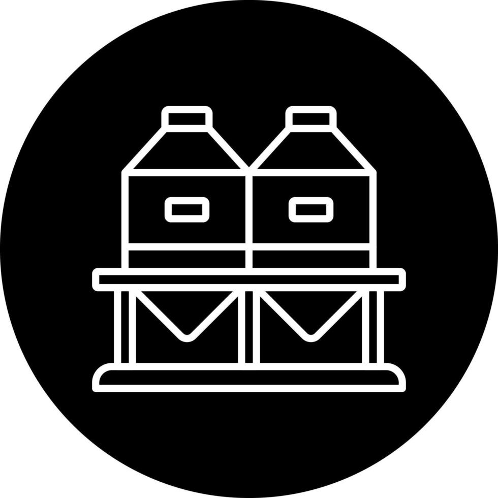 silo vector icono estilo