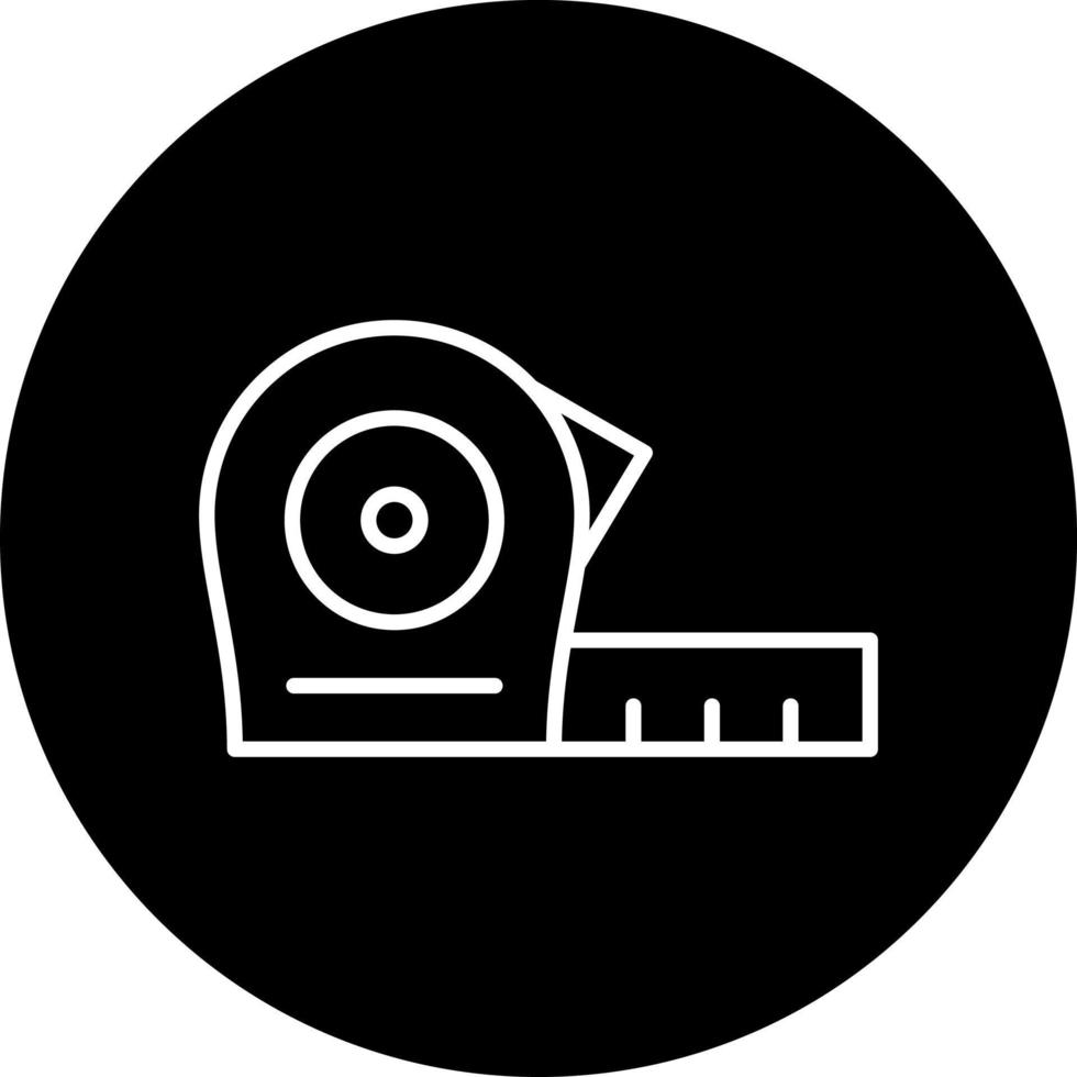 Measure Tape Vector Icon Style