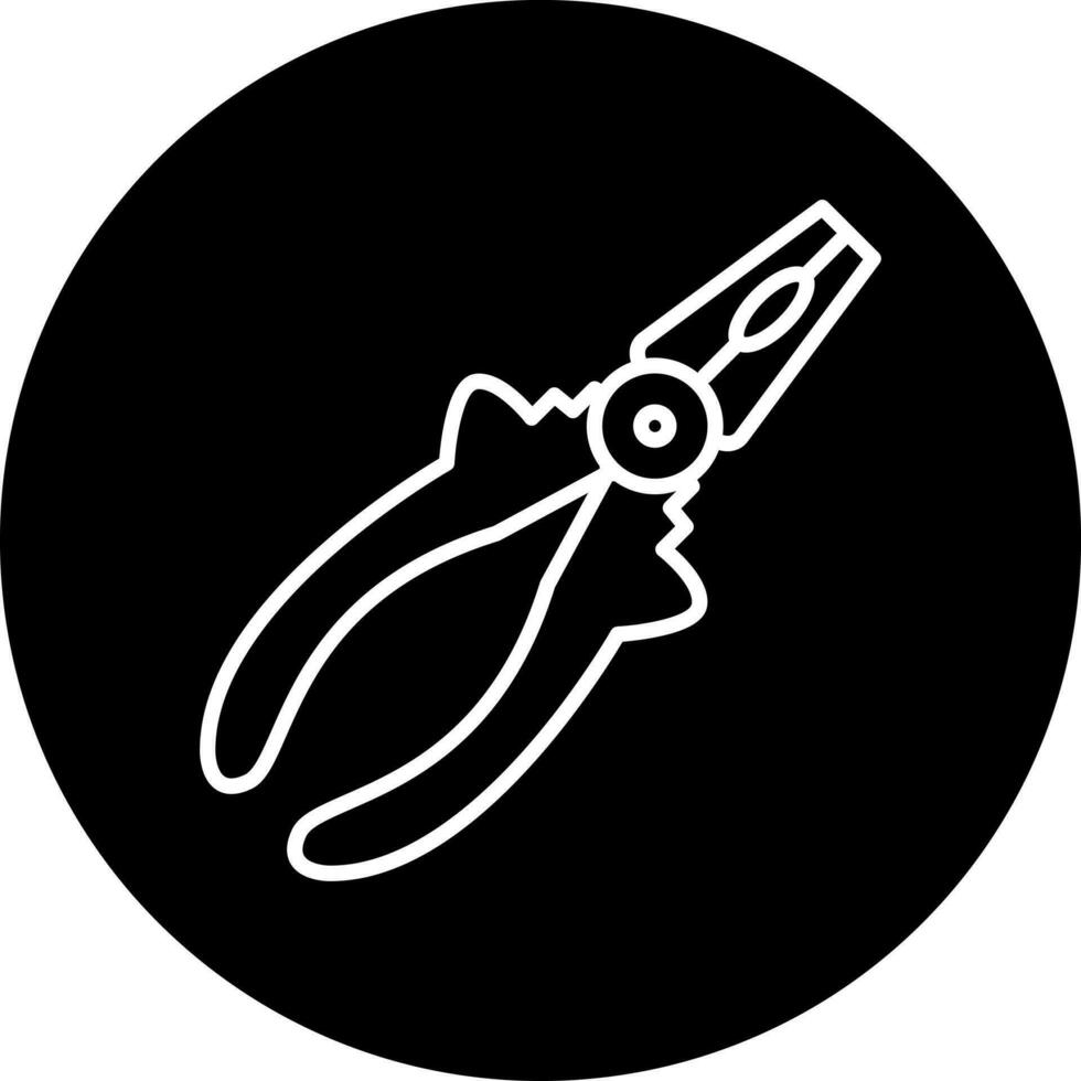 Pliers Vector Icon Style